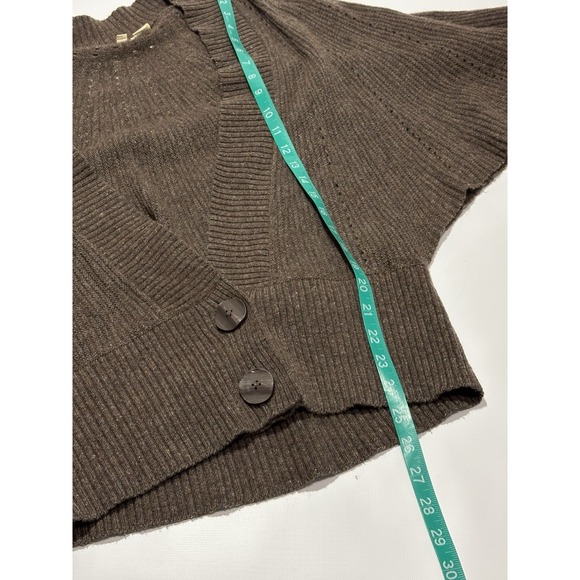 Anthropologie Moth Wool Batwing Dolman Sleeve Cardigan Womens Size M - Picture 9 of 10